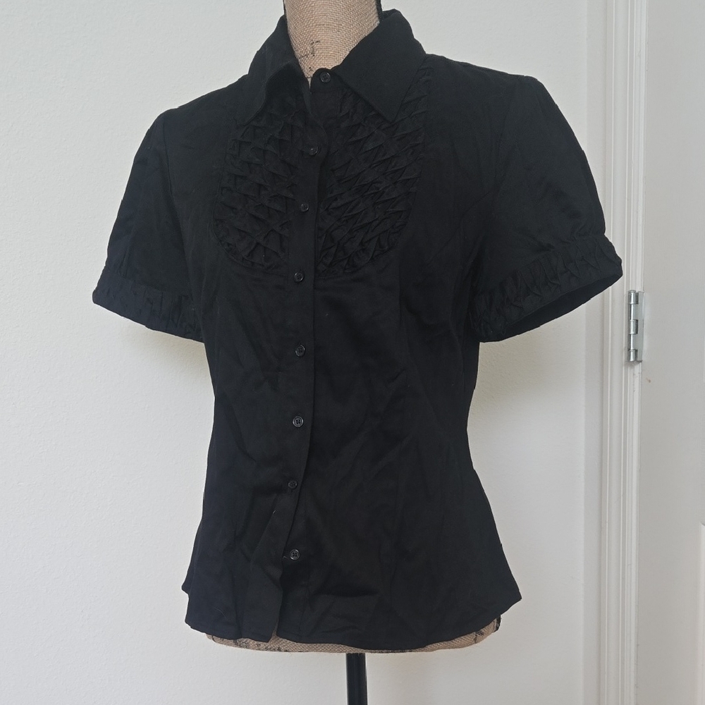 Apt. 9 Black Button Down Shirt for Women